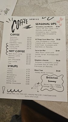 Menu photo 4 Spruce Jacksonville, FL