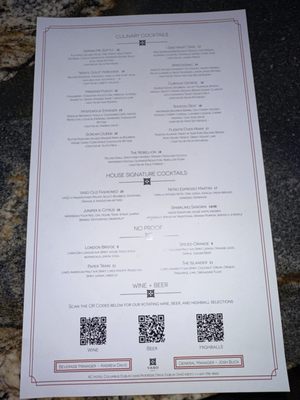 Menu photo 6 VASO Dublin, OH