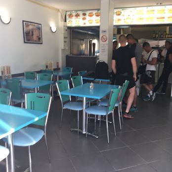 Kebab du Mesnil - Interior of the restaurant. Many people coming in and out while we sat and ate. Take away option is great to have if it is hot out! - Turkish Near Me - Le Mesnil Amelot, 77 Kebab du Mesnil - Interior of the restaurant. Many people coming in and out while we sat and ate. Take away option is great to have if it is hot out! - Turkish Near Me - Le Mesnil Amelot, 77