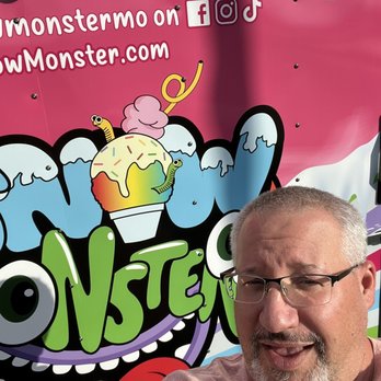 Snow Monster - a man standing in front of a truck - Shaved Ice Near Me - Pacific, Missouri Snow Monster - a man standing in front of a truck - Shaved Ice Near Me - Pacific, Missouri