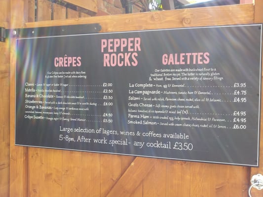 Menu photo 1 Pepper Rocks Nottingham, NGM