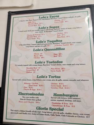 Menu photo 3 Lola's Kitchen Barstow, CA