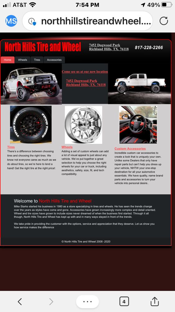 NORTH HILLS TIRE & WHEEL Updated September 2024 7452 Dogwood Park Dr, Richland Hills, Texas
