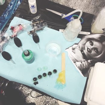 Ink Slingers Studio - At ink and iron getting tattooed by frank - Tattoo Near Me - Alhambra, California