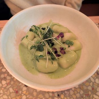 Fausto - Gnocchi with spring pea & pancetta - Italian Near Me - Brooklyn, New York