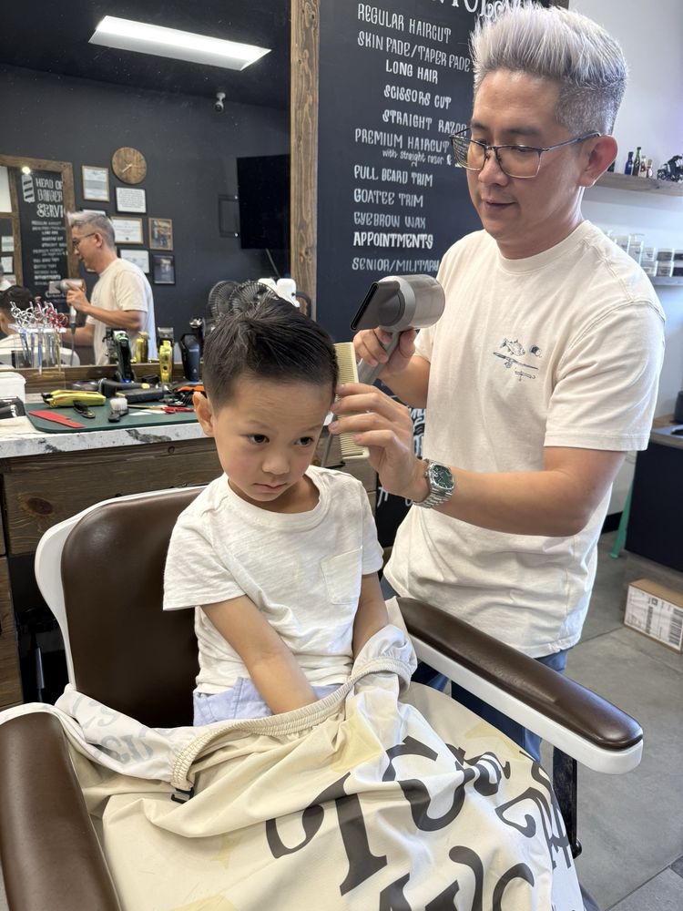 Head Office Barbershop Logo