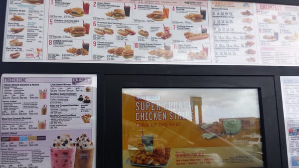 Menu photo 7 Sonic Drive-In Salinas, CA Menu photo 7 Sonic Drive-In Salinas, CA