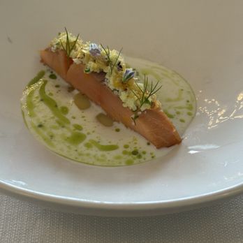 Olo - Smoked trout with summer potatoes and horseradish and whey sauce - Scandinavian Near Me - Helsinki, 18