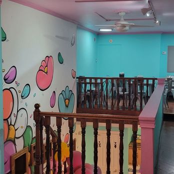Marlei’s Sweet Tooth - a colorful staircase - Ice Cream & Frozen Yogurt Near Me - Philadelphia, Pennsylvania