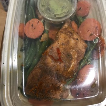 Cook Unity - The salmon I didn't order. Not the best but veggies still were crunchy yum - Food Delivery Services Near Me