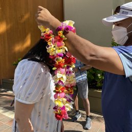 Getting lei'd Getting lei'd