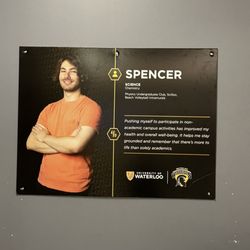 University of Waterloo - Cross campus campaign featuring students
