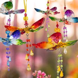 Gavin's Treasures - Many beautiful Butterflies, Dragonflies, Humming birds and Angels to hang and attracted sunlight.