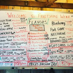 Fruitshine wine board, something for everyone!