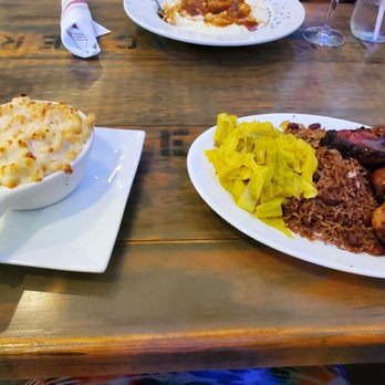 Mad Cow Grill - Jerk chicken, curry cabbage, rice & peas, truffle mac & cheese - American Near Me - Laurel, Maryland