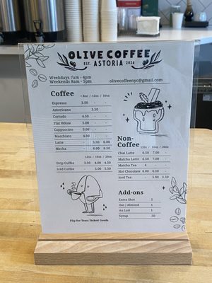 Menu photo 1 Olive Coffee New York, NY