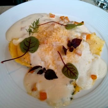 Grand Café Horta - Butternut squash ravioli - Cafes Near Me - Antwerp, VAN Grand Café Horta - Butternut squash ravioli - Cafes Near Me - Antwerp, VAN