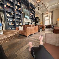Hotel Teatro - "The Study" located on the main floor near front desk.