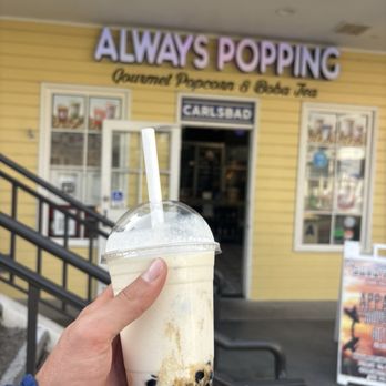Always Popping - Piña Colada snow bubble with boba. - Bubble Tea Near Me - Carlsbad, California Always Popping - Piña Colada snow bubble with boba. - Bubble Tea Near Me - Carlsbad, California