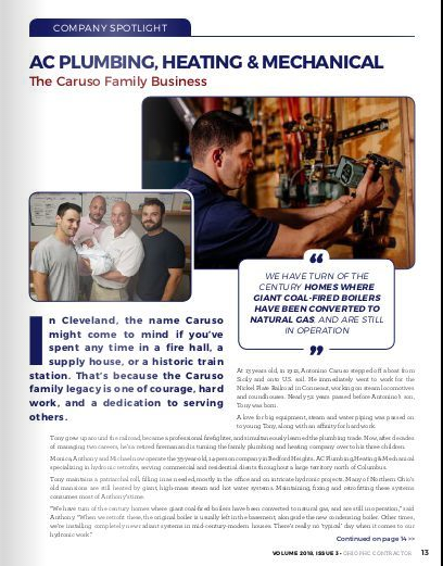 Slide of AC Plumbing Heating & Mechanical