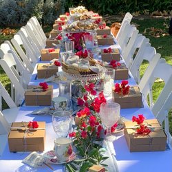 The Garden Weddings & Events - Table Setting for A Baby Boy Is Brewing Tea Party