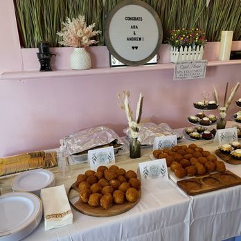 Trinity Paradise Spa - We set up food in their lobby. Their decor complimented ours so well! - Day Spas Near Me - Garden Grove, California