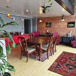 Afghan Cuisine - Buffet dining area