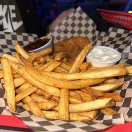 a basket of french fries a basket of french fries