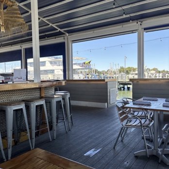 Claudio's Waterfront - Bar seating area - Seafood Near Me - Greenport, New York