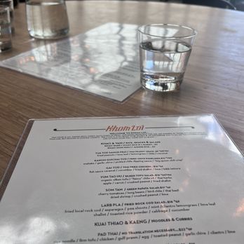Khom Loi - Menu - Thai Near Me - Sebastopol, California