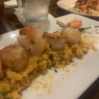 Marblehead Chowder House - Pan seared Pan Seared Shrimp & Scallops with Lobster Risotto* - Seafood Near Me - Easton, Pennsylvania Marblehead Chowder House - Pan seared Pan Seared Shrimp & Scallops with Lobster Risotto* - Seafood Near Me - Easton, Pennsylvania