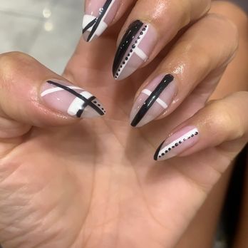 Swan Nails - Hard gel fill $25 gel polish $20 design $25 the menu says design is $5 but that is misleading I was charged $5/2nails - Nail Salons Near Me - Las Vegas, Nevada Swan Nails - Hard gel fill $25 gel polish $20 design $25 the menu says design is $5 but that is misleading I was charged $5/2nails - Nail Salons Near Me - Las Vegas, Nevada