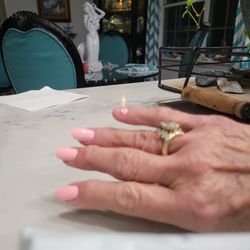 Nail 2000 - He justified charging me extra because he said my nails were so long, and you can see I even had a pinky that didn't even get done