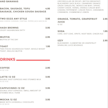 Morning Glory - Menu page 2 - Breakfast & Brunch Near Me - Ashland, Oregon