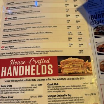 Bubba's 33 - Menu 1 - Burgers Near Me - Albuquerque, New Mexico