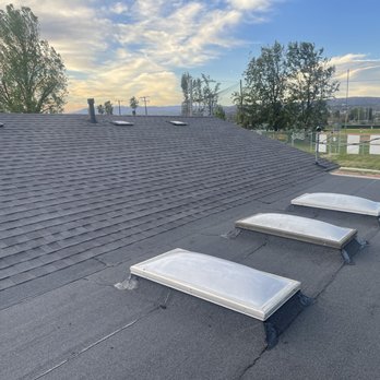 Nelson The Roofer - New roof and torch down around the flat part of my roof covering my patio - Roofing Near Me Nelson The Roofer - New roof and torch down around the flat part of my roof covering my patio - Roofing Near Me