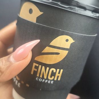 Finch Coffee - 2 shots of expresso...Steamed milk....Great expresso...very smooth - Coffee & Tea Near Me - Franklin Park, Illinois