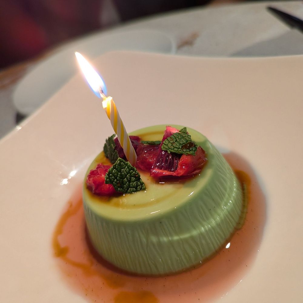 Traif - Green tea panna cotta - New American Near Me - Brooklyn, New York