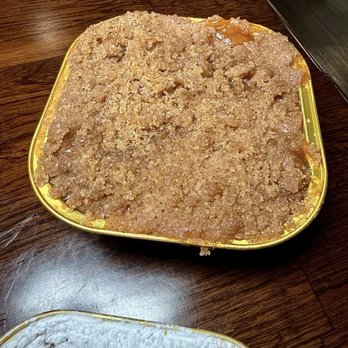 Sweet Tooth Cafe & Cakes - Peach Cobbler with Streusel - Bakeries Near Me - Washington, DC, District of Columbia