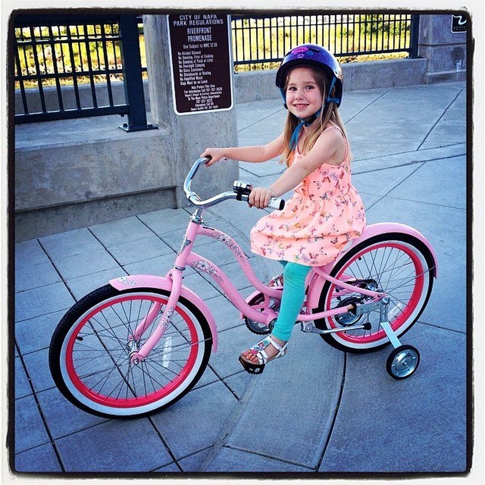 Devin's first "real" bike! Thank you, Napa Valley Velo! Devin's first "real" bike! Thank you, Napa Valley Velo!