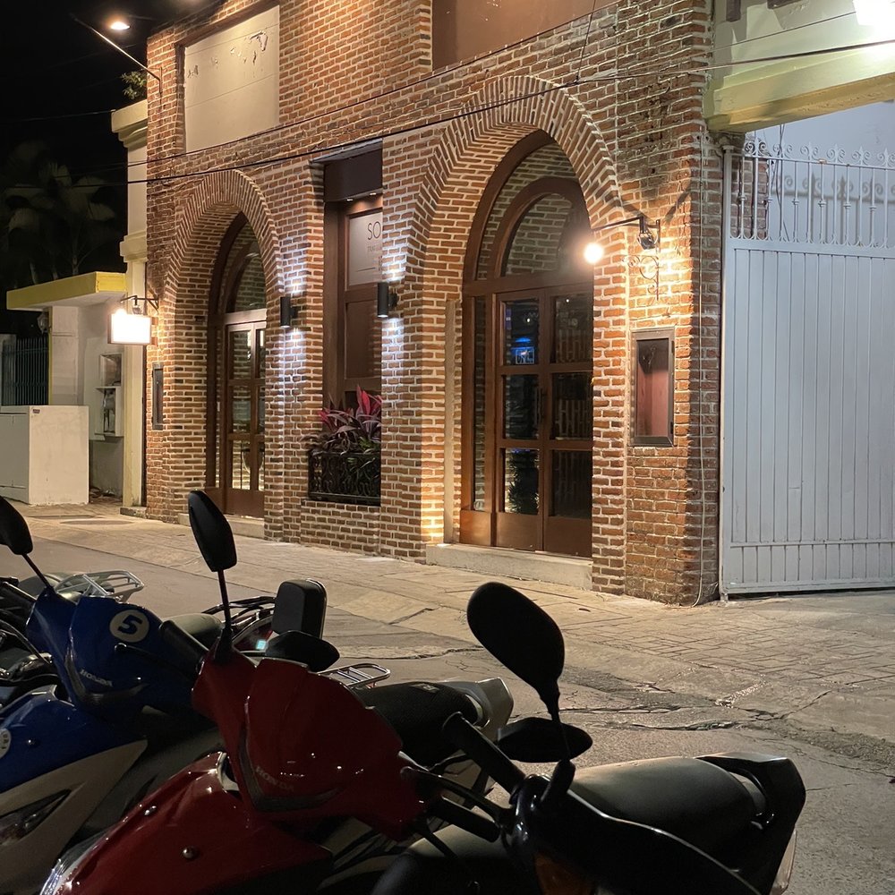 The exterior of the restaurant