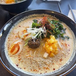 Absolutely delicious tan tan noodles. Absolutely delicious tan tan noodles.