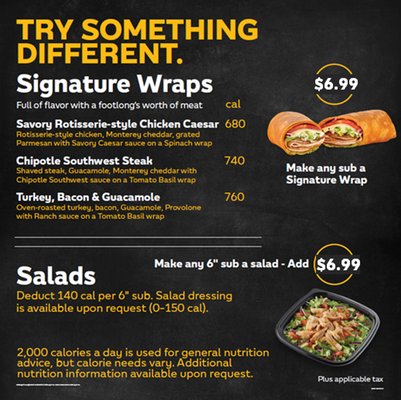 Menu photo 2 Subway Los Angeles, CA Menu photo 2 Subway Los Angeles, CA