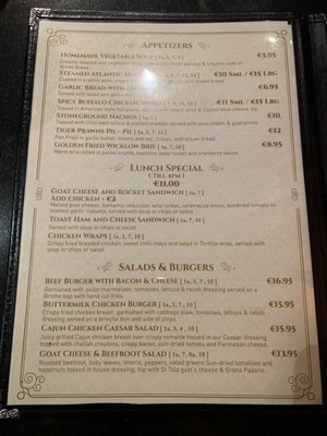Menu photo 1 The Gin Palace Dublin, D Menu photo 1 The Gin Palace Dublin, D