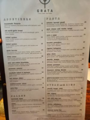 Menu photo 3 GRATA Italian Eatery Windsor, CA Menu photo 3 GRATA Italian Eatery Windsor, CA