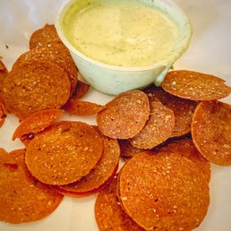 Fried Pepperoni Chips