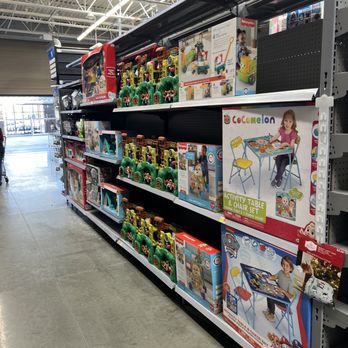 Walmart Supercenter - shelves of toys for sale - Grocery Near Me - Indio, California