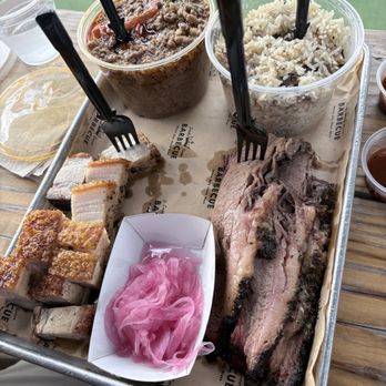 Smoke Queen Barbecue - Brisket 1/2 lb Dirty Rice Mapo Chili Char Siu 1/2 lb - Barbeque Near Me - Garden Grove, California
