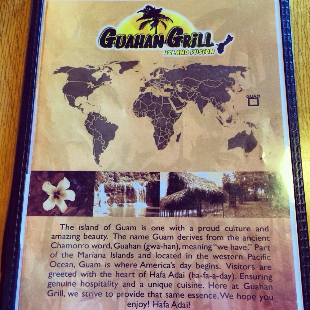 Guahan Grill - The Menu - Barbeque Near Me - Oceanside, California