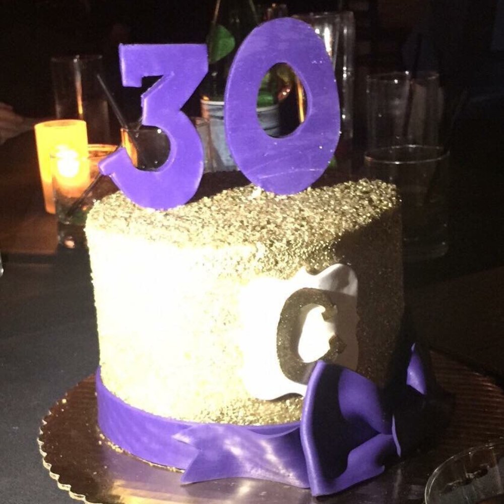 Legacy Cakes - A gorgeous 30th birthday cake for a classy girl! - Bakeries Near Me - Grapevine, Texas Legacy Cakes - A gorgeous 30th birthday cake for a classy girl! - Bakeries Near Me - Grapevine, Texas